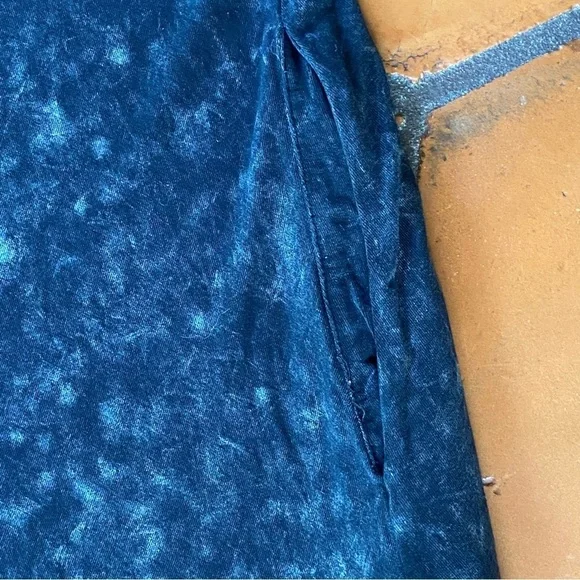 Torrid Plus 2 2X Super Soft Knit Mini Trapeze Dress Gray Tie Dye Stretch Pockets - Picture 5 of 8